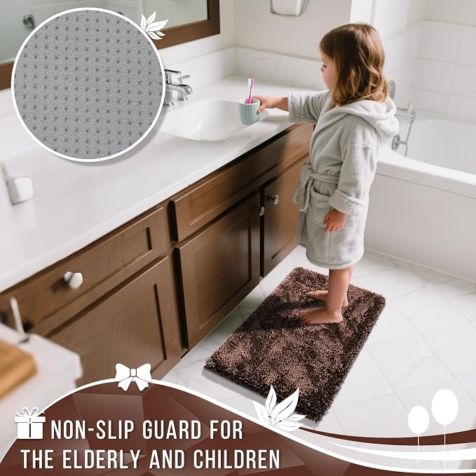 Yimobra Long Bathroom Rugs Runner 55x24 Inch, Extra Thick Soft Absorbent - Image 6