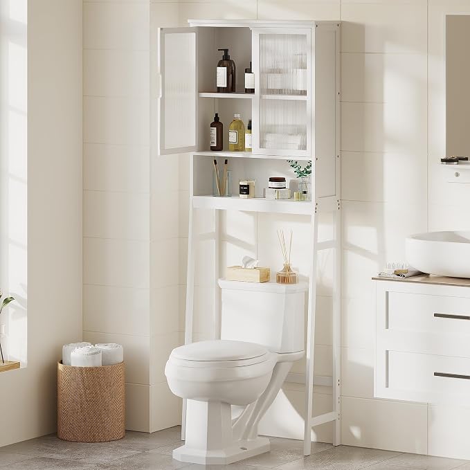 BAMBANG Over The Toilet Storage Cabinet, Bamboo Bathroom Over Toilet Storage - Image 8