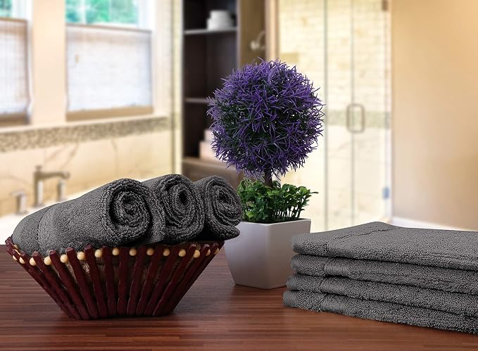 Utopia Towels - Luxury Wash Cloths Set 600 GSM 100% Cotton Ring Spun, Highly - Image 5