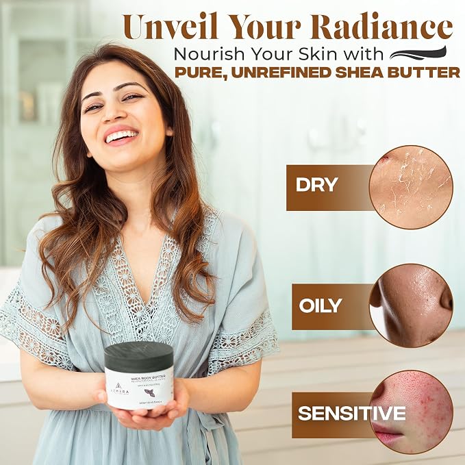 AZMERA Handcrafted Whipped Shea Body Butter – Refreshing Mint & Eucalyptus - Image 3