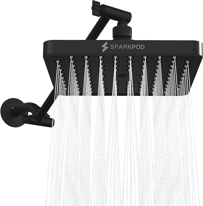 SparkPod Square Rain Shower Head by SparkPod