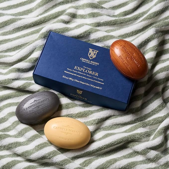 Caswell-Massey Men’s Bar Soap Gift Set - Image 4