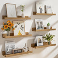 Heimlove Floating Shelves Set of 6, Display Shelf Organizer by Heimlove
