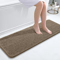 OLANLY Bathroom Rugs 47x17, Extra Soft Absorbent Chenille Bath Rugs, Rubber by OLANLY