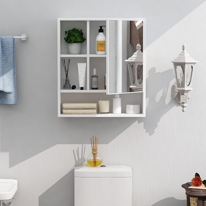ChooChoo Bathroom Wall Mirror Cabinet, Medicine Cabinet - Image 7