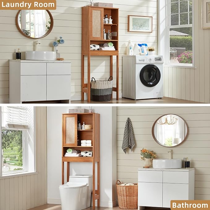LEYAOYAO Over The Toilet Storage Cabinet - Image 8