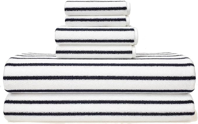 Italic Ultraplush Luxe 6 Piece Towel Set – 2 Bath Sheets, 2 Hand Towels by Italic