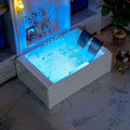 72-Inch Whirlpool Jetted Tub, Acrylic Hydro Massage Bathtub by Empava