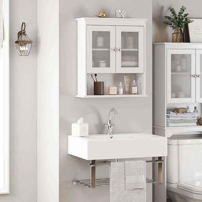 Spirich Bathroom Cabinet Wall Mounted, Medicine Cabinet Organizer - Image 7