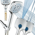 AquaCare 4X High Pressure 10 Spray Mode Filtered Showerhead by HotelSpa