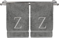 Monogrammed Hand Towel, Personalized Initial Gift, Extra Absorbent 100% Turkish by BareCotton