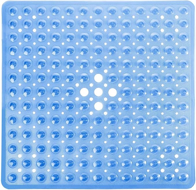 Yimobra Shower Stall Mat Non Slip, 21x21 Inch, Soft Square Bath Mat by Yimobra