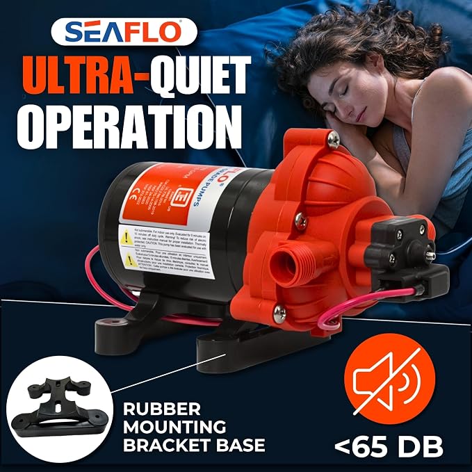 SEAFLO 33 Series 12V DC RV/Camper/Boat/Off-Grid Fresh Water Pressure Pump –12V - Image 6