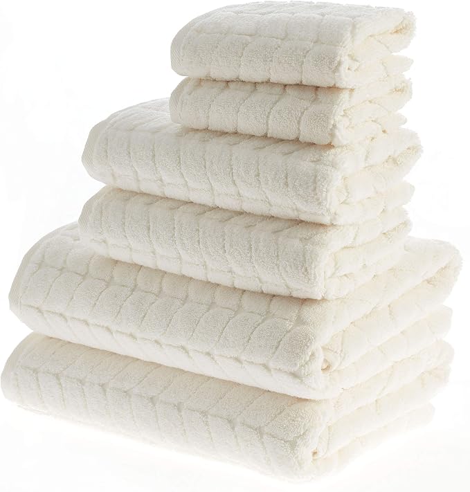 BAGNO MILANO Turkish Bath Towels, Soft Plush Jacquard Luxury Bath Towels by BagnoMilanoLuxurySoftness