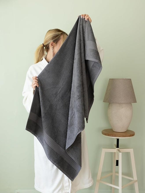 100% Turkish Cotton Towel Set of 6 - Image 2