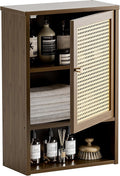HITNET Bamboo Medicine Cabinet, Wall Mounted Bathroom Cabinet by HITNET