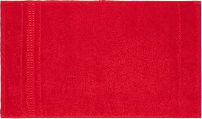 Melissa Linen, 8 Piece Towel Set, 2 Bath Towel 2 Hand Towel 4 Fingertip Red - Image 4