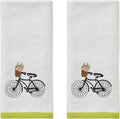 SKL Home by Saturday Knight Ltd. Flower Basket Bike Hand Towel by SKLHomebySaturdayKnightLtd