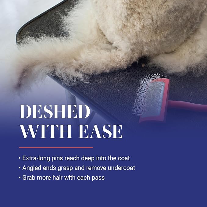Chris Christensen Big G Dog Slicker Brush, Groom Like a Professional, Fluff - Image 5