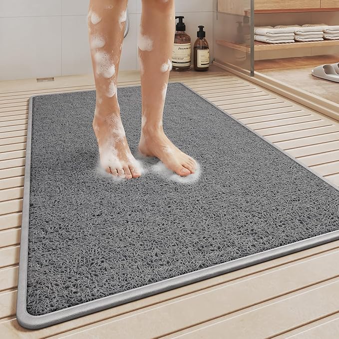 Non Slip Shower Mat Bathtub Mat 20x32 Inch, Quick Dry Bath Mat - Image 2