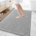 OLANLY Bathroom Rugs 59x35, Extra Soft Absorbent Chenille Bath Rugs, Rubber by OLANLY