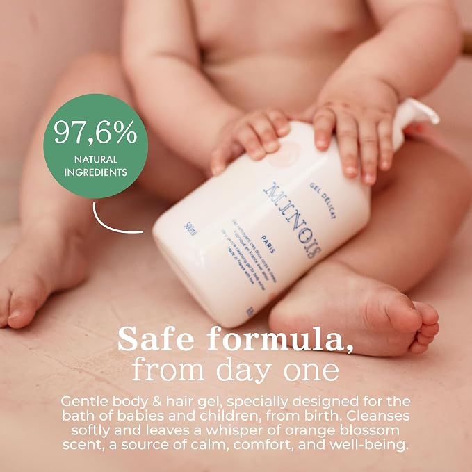 MINOIS PARIS Baby Wash and Shampoo | Gentle Baby Body and Hair Wash - Image 3