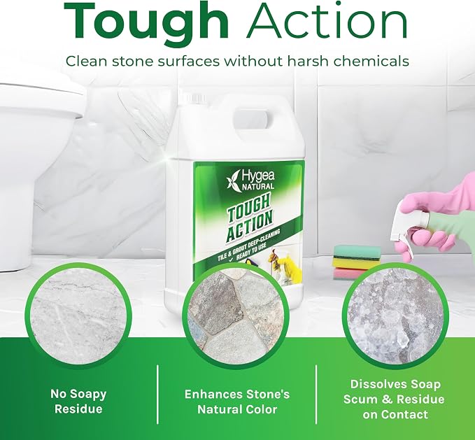 Hygea Natural Tough Action Tile & Grout Cleaner - Image 2