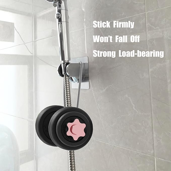 Strong Adhesive and Waterproof Shower Head Holder, Adjustable Handheld Shower - Image 5