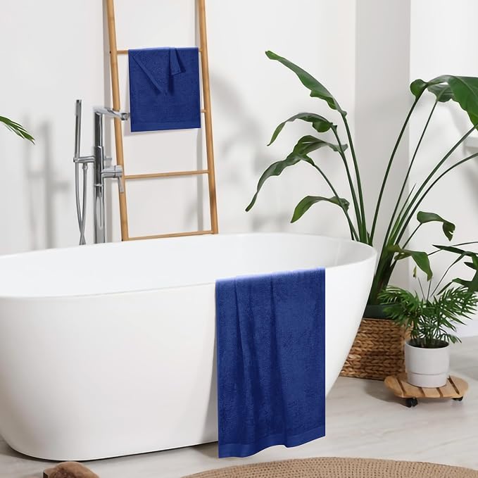 Ultra Soft 3 Pack Cotton Towel Set, Contains a Bath Towels 28x55 inch, a Hand - Image 5