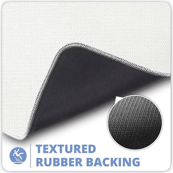 Bathroom Rugs Set 2 Pieces, Thin Bathroom Mats, Toilet Rugs, Quick Dry - Image 5