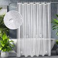 UFRIDAY Extra Long Shower Curtain Liner 84 inch, Heavy Duty White EVA 3D by UFRIDAY
