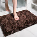 Yimobra Chenille Bathroom Rugs Non Slip, Extra Thick Soft Absorbent Bath Rug by Yimobra