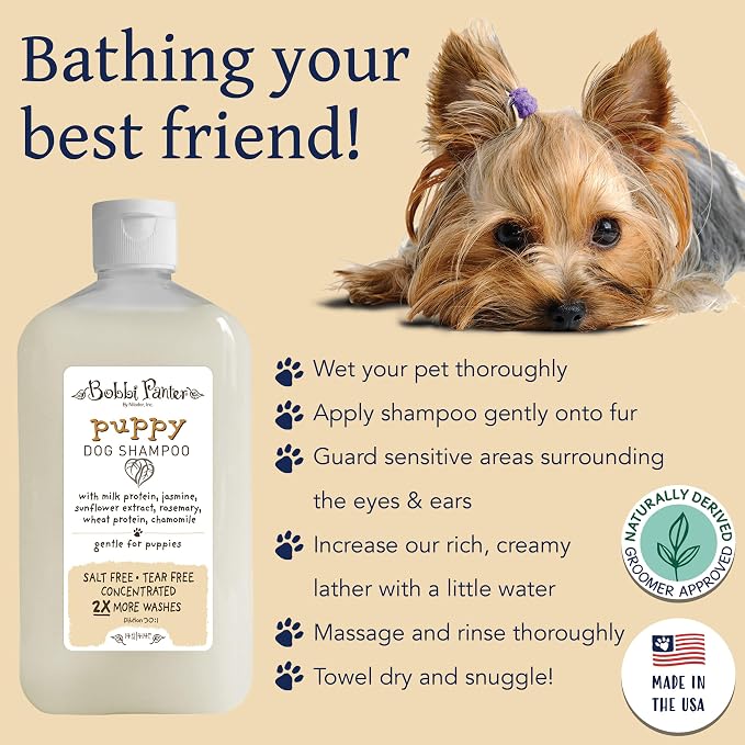 Bobbi Panter Puppy Dog Shampoo, Milk & Honey Fragrance, Nourishing & Gentle - Image 3