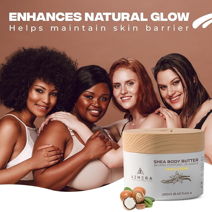 AZMERA Handcrafted Whipped Shea Body Butter – Luxurious Vanilla Bean Scented - Image 6