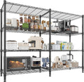 Homdox Heavy Duty Storage Shelves, 4 Tier Wire Shelving Unit, Adjustable Metal by HOMDOX