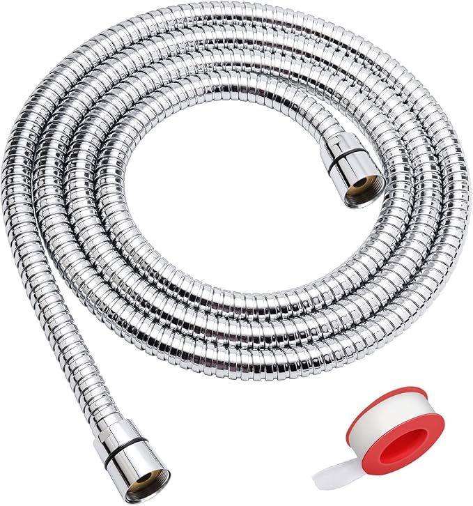 Shower Hose, 79 Inches Extra Long Stainless Steel Handheld Shower Head Hose by Blissland