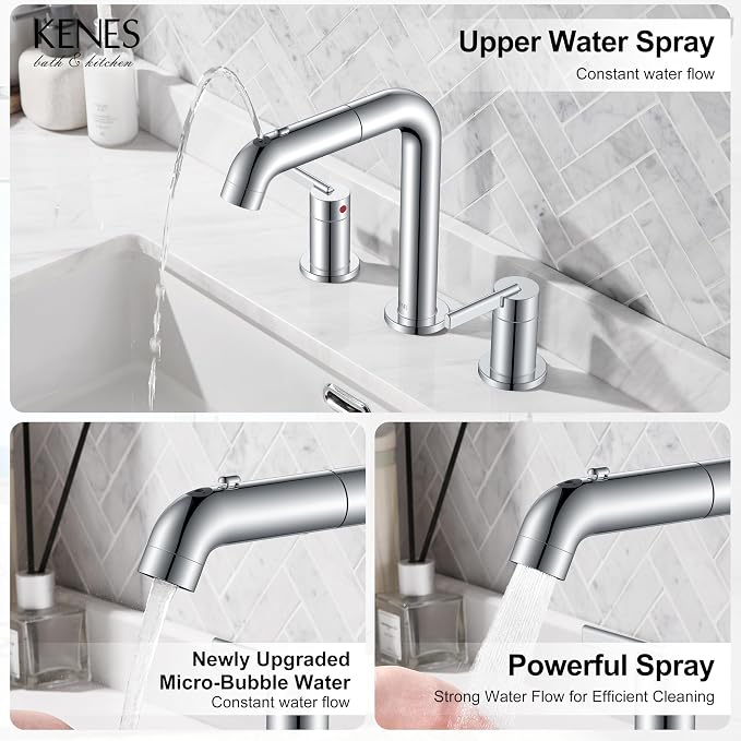 KENES Pull Down Bathroom Faucet - Image 3