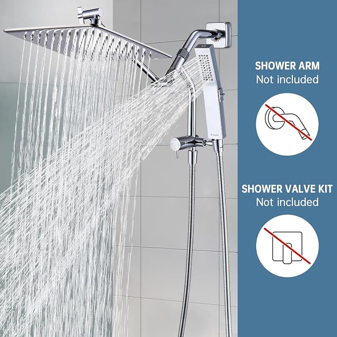 G-Promise All Metal 10 Inches Rain Shower Head - Image 3