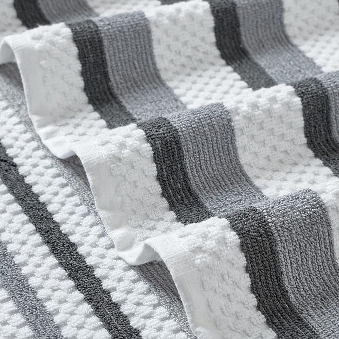 Modern Threads Pax 6-Piece Reversible Yarn Dyed Jacquard Towel Set - Image 2