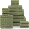 Casa Platino 100% Mercerized Cotton Bathroom Towel Set by CasaPlatino