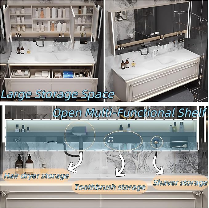 38IN Modern Bathroom Cabinet - Image 6