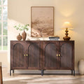 Bathroom Cabinet with Storage, 61.75" W Fluted Arched Free Standing Floor by IFGETEnrichYourLivingSpace