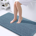 OLANLY Bathroom Rugs 44x24, Extra Soft Absorbent Chenille Bath Rugs, Rubber by OLANLY