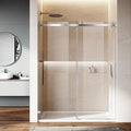 Frameless Sliding Shower Door, Sliver Finish by SL4U