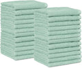 Amazon Basics Washcloth for bathroom, 100% Cotton Extra Absorbent, Fast Drying by AmazonBasics