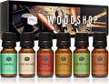 P&J Trading Fragrance Oil Woodshop Set | Forest Pine, Fresh Cut Wood, and Cedar by PJTrading