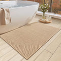 Color&Geometry Rubber Backed Waffle Bath Mat Non Slip Machine Washable Bathroom by COLORG