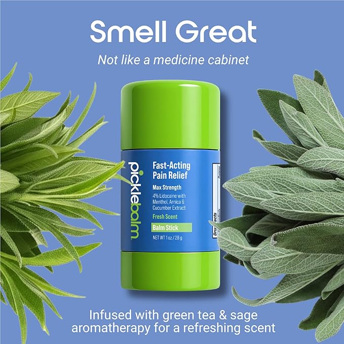 PickleBalm Pickleball In-Game Muscle Pain Relief Balm Stick - Image 5