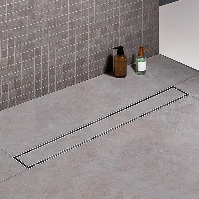 Offset Linear Shower Drain, Shower Drain 24 inch - Image 3