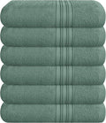BOUTIQUO Ultra Soft Cotton 6 -Piece Hand Towel Set 16x24 Inch, Spa & General by BOUTIQUO